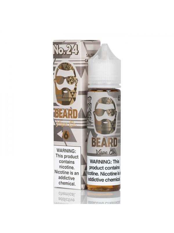 Beard Vape Co No. 24 Salted Caramel Malt 60ml Vape Juice - AquaFire Vapors